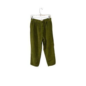 Urban Outfitters Womens Olive Green Corduroy Cropped Pants M